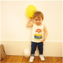 光轩 2015爆款男童纯棉夏装bobo choses同款欧美 背心精梳棉儿童